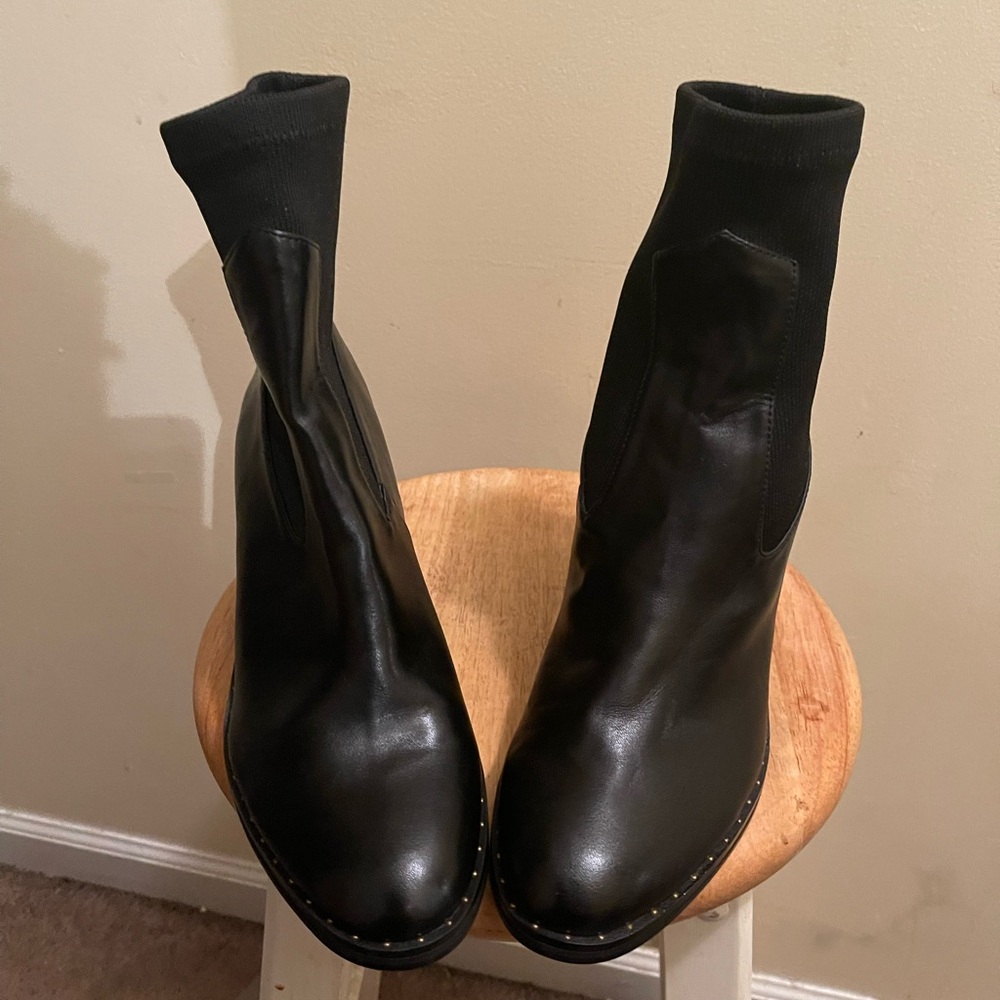 ASOS Black Studded Boots - Picture 6 of 10